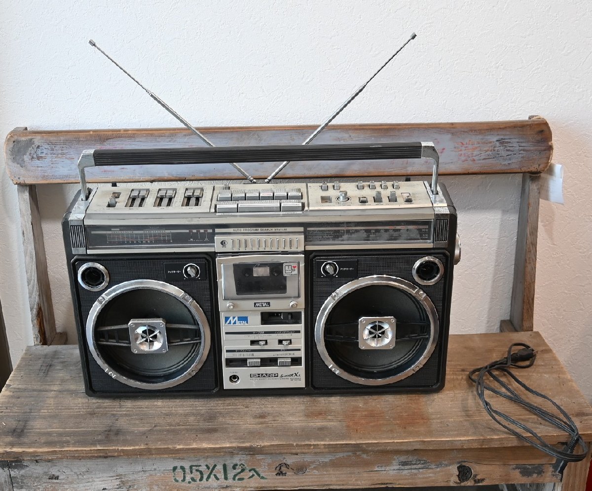 SHARP シャープ GF-508SB ラジカセ ラジオ受信OK SHARP シャープ GF-508SB ラジカセ カセット再生 ラジオ受信OK