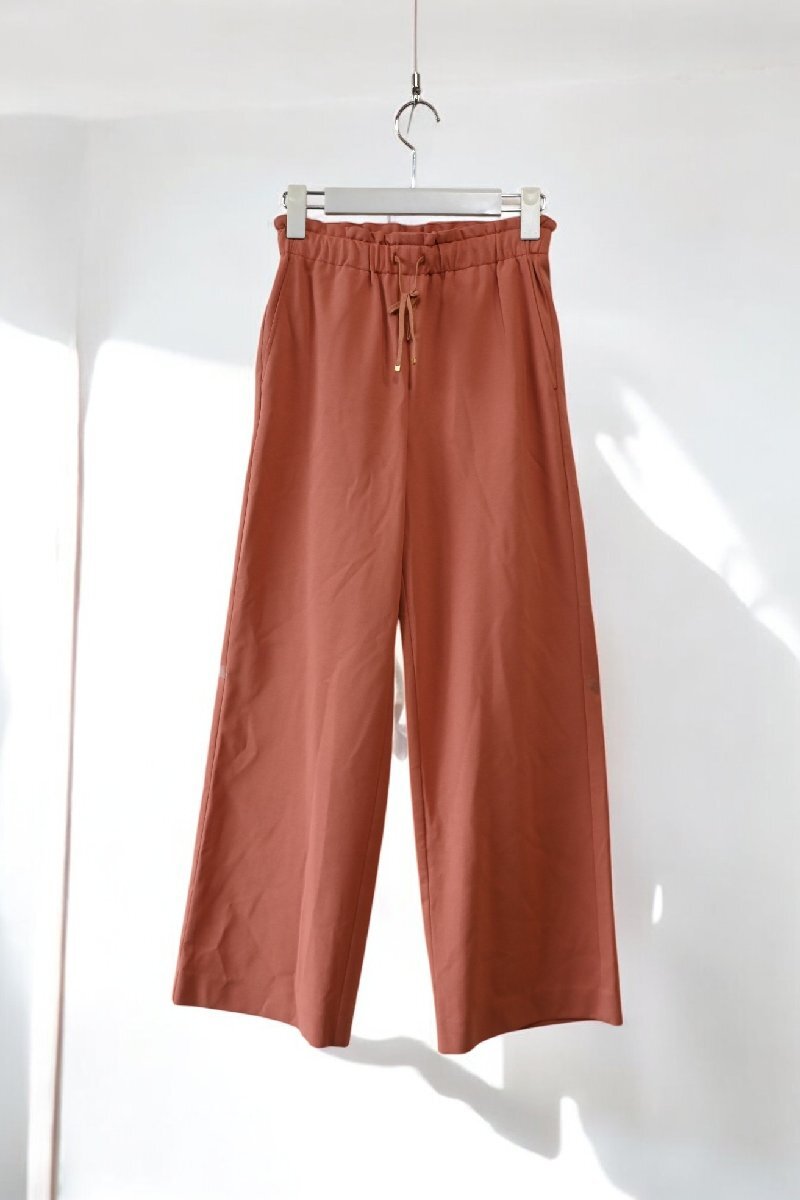 ★送料無料！未使用 2021年 トゥモローランド/BALLSEY*プレシャスモック イージーストレートパンツ//定価￥17.600*古著のgplus広島2504r1