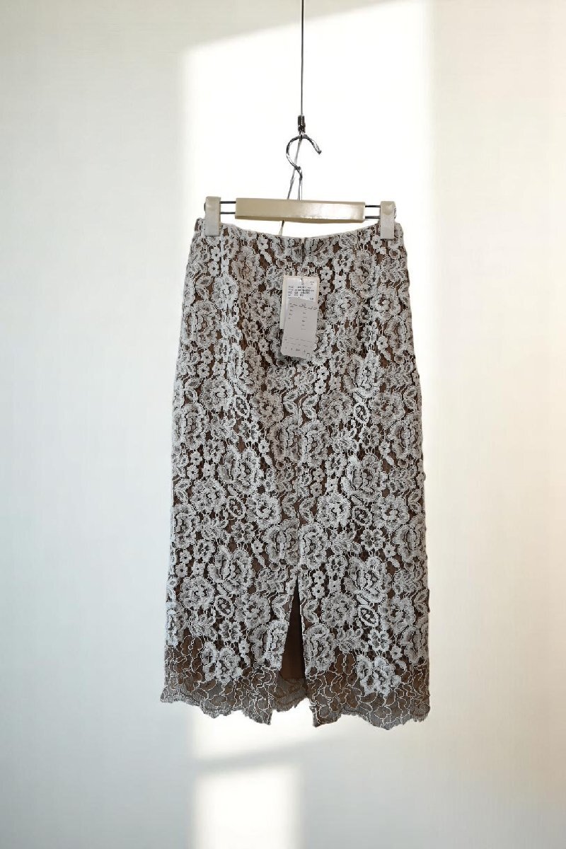 ★送料無(wú)料！タグ有　未使用　イエナ　*総レース　タイトスカート/size:36//定価￥19.800*　古著のgplus広島　2504r3