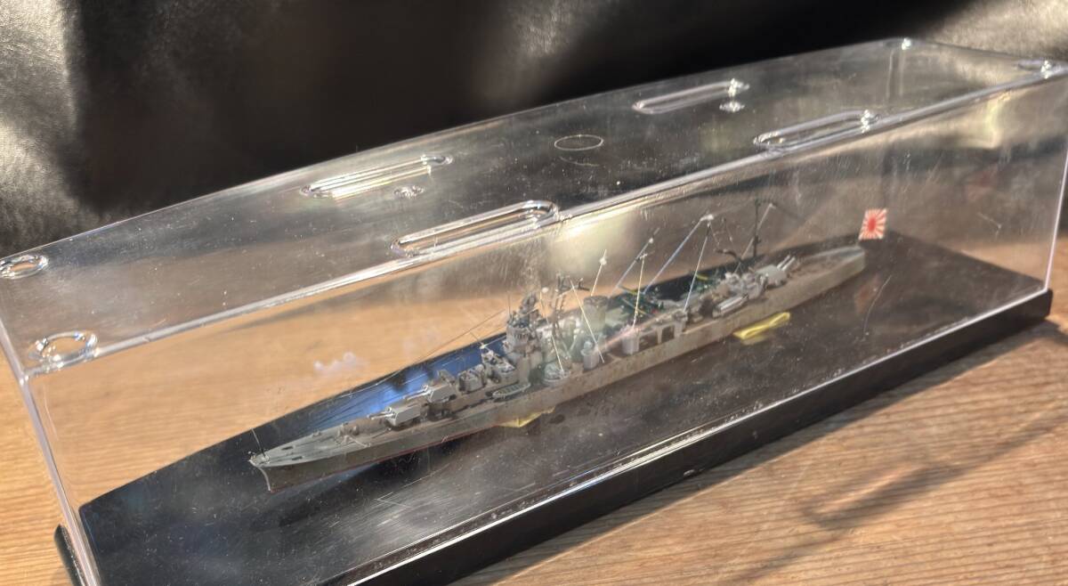 ケース付き完成品 1/700アオシマ 日本帝国海軍 軽巡洋艦