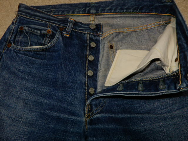 超SPECIAL 片面 直後 50's LEVI'S 501XX 初期両面 革パッチ ヒゲ 超SPECIAL 片面 直後 50's LEVI'S 501XX 初期両面 革パッチ ヒゲ