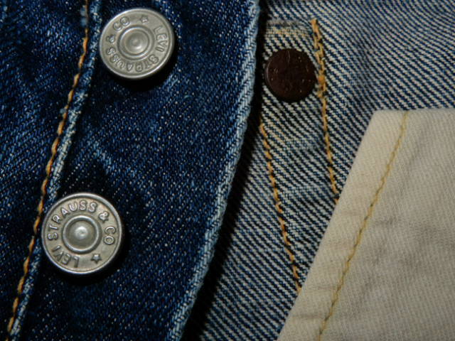 超SPECIAL 片面 直後 50's LEVI'S 501XX 初期両面 革パッチ ヒゲ 超SPECIAL 片面 直後 50's LEVI'S 501XX 初期両面 革パッチ ヒゲ