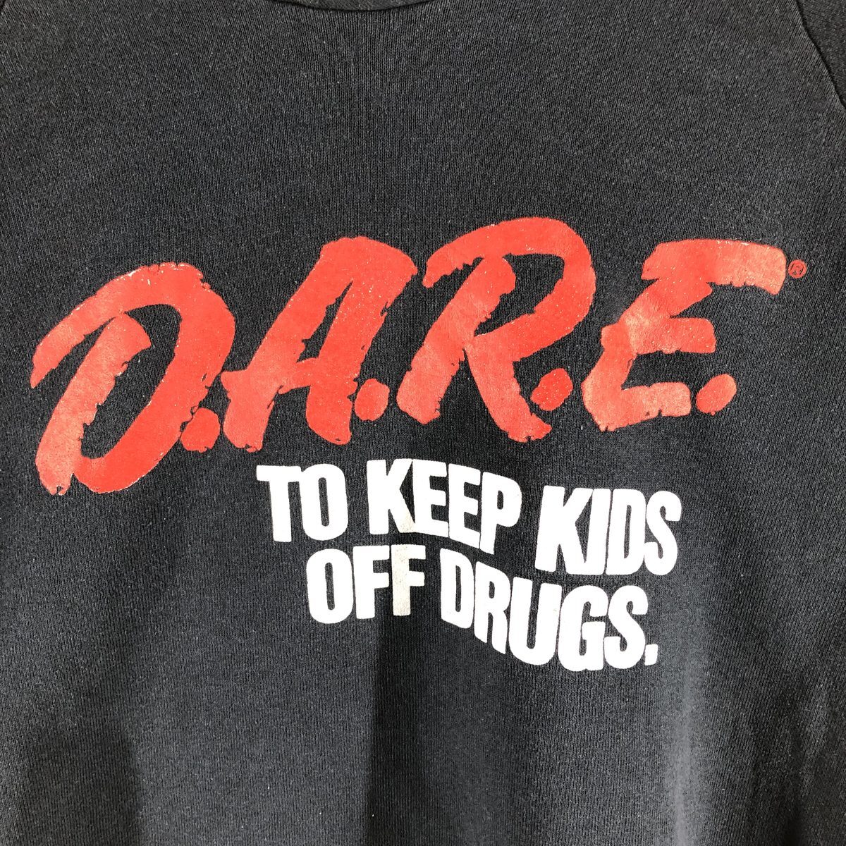 古着 90年代 フルーツオブザルーム D.A.R.E. スウェットプルオーバーパーカー USA製 メンズXL相当 ヴィンテージ /eaa536046_画像4