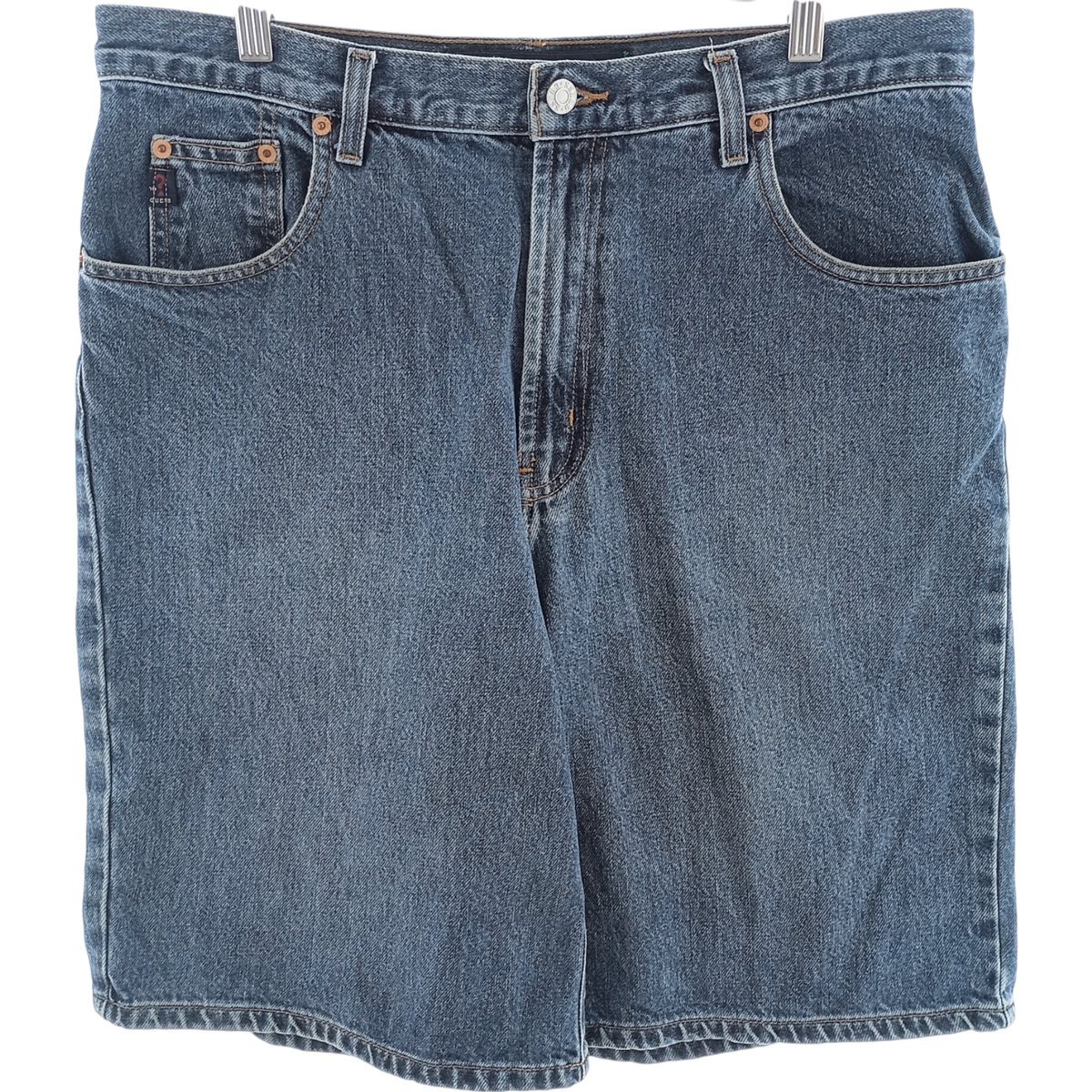 古著 90年代 ゲス Guess JEANS デニムショーツ ハーフパンツ メンズw34相當(dāng) ヴィンテージ /eaa417655
