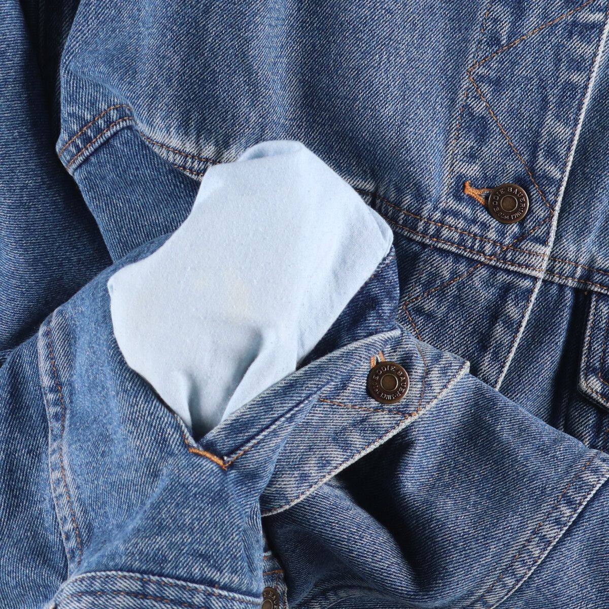 古著 エディーバウアー Eddie Bauer デニムジャケット Gジャン レディースXL相當(dāng) /eaa541458