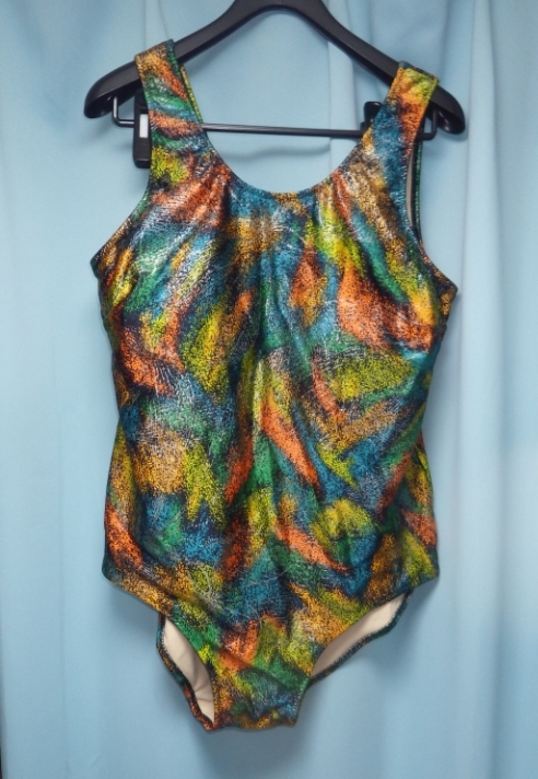 大人用水着★サイズ１7LL　ワンピース 水着 大きいサイズ　ワンピース水着 ★★洗濯済みになります。_画像1