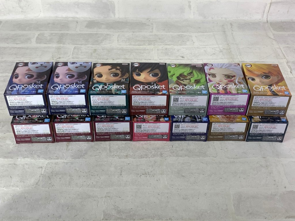 鬼滅の刃 Qposket petit 14体セット フィギュア ※ダブりあり 鬼滅の刃 Qposket petit 14体セット フィギュア ※ダブりあり