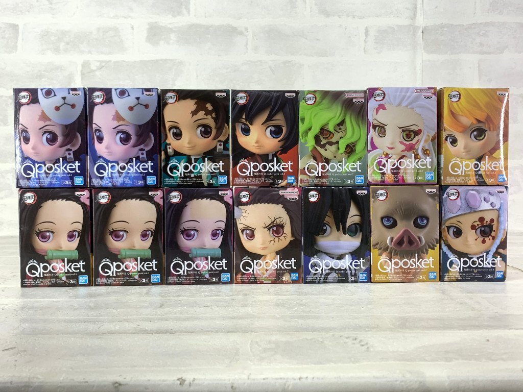 鬼滅の刃 Qposket petit 14体セット フィギュア ※ダブりあり 鬼滅の刃 Qposket petit 14体セット フィギュア ※ダブりあり