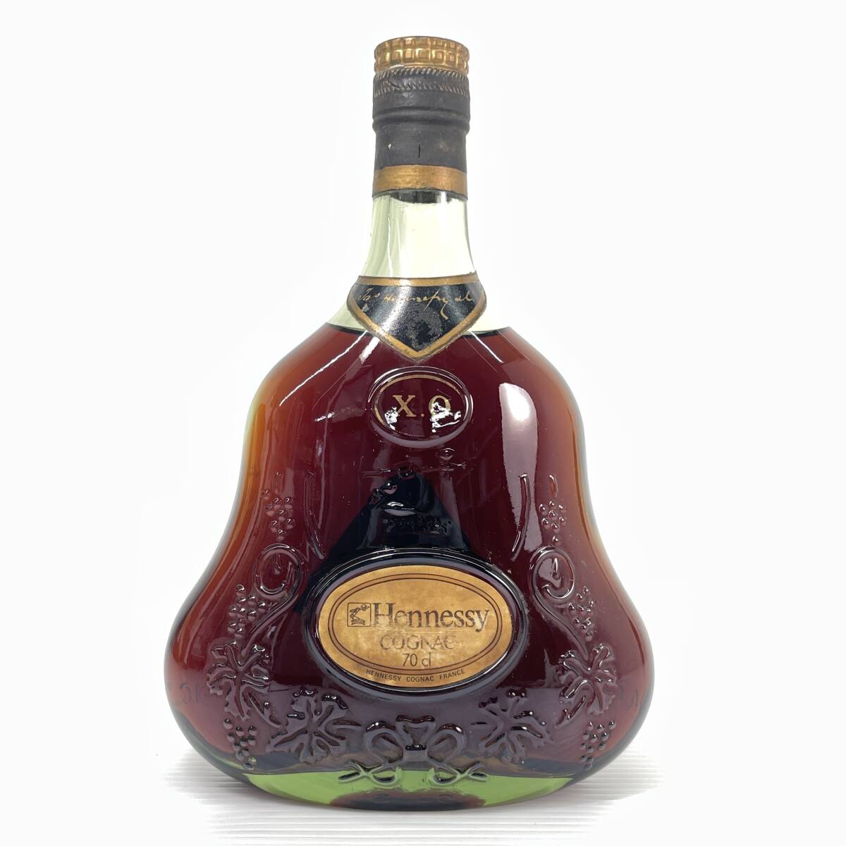 2503M3203 古酒 Hennessy ヘネシー XO グリーンボトル 金 2503M3203 古酒 Hennessy ヘネシー XO グリーンボトル 金