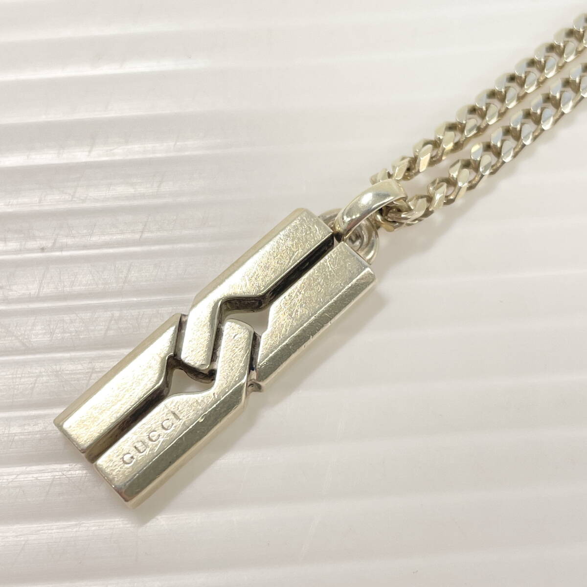 2503M4014 GUCCI グッチ Ag925刻印 喜平チェーンネックレス 重量 2503M4014 GUCCI グッチ Ag925刻印 喜平チェーンネックレス 重量
