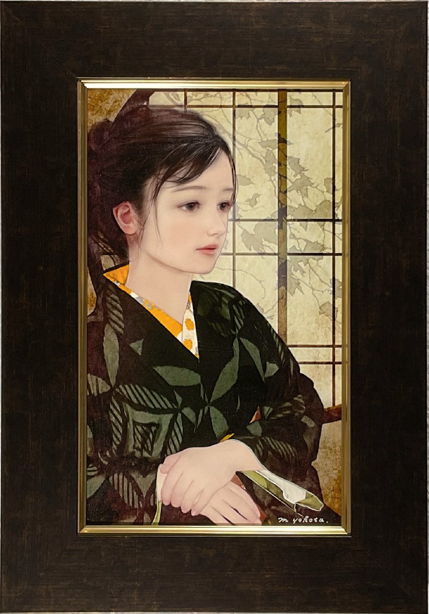 絵画 横田美晴作 「冬の草原で遊ぶ少女」 絵画 横田美晴作 「冬の草原で遊ぶ少女」 - 絵画