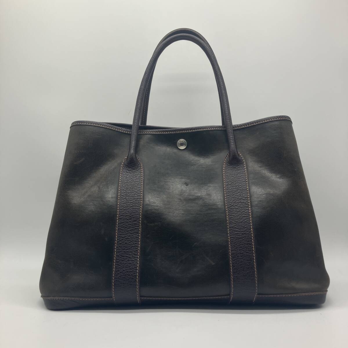 美品 HERMES エルメス ガーデンパーティpm アマゾニア ネゴンダ 美品 HERMES エルメス ガーデンパーティpm アマゾニア ネゴンダ