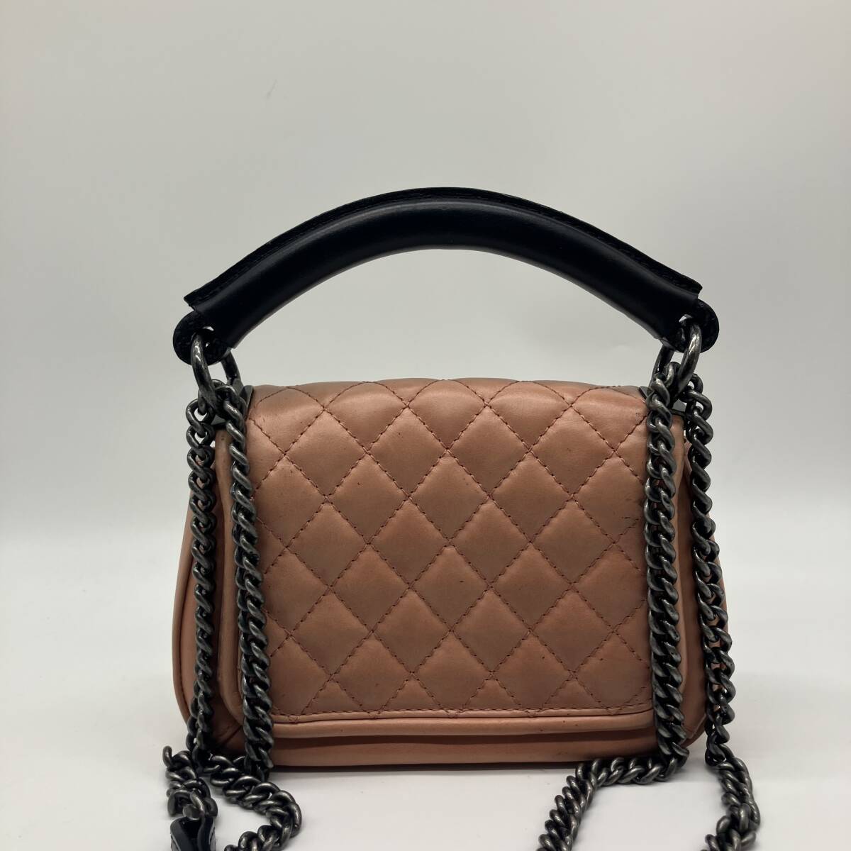 美品 CHANEL シャネル ココマーク カーフスキン 2way 美品 CHANEL シャネル ココマーク カーフスキン 2way