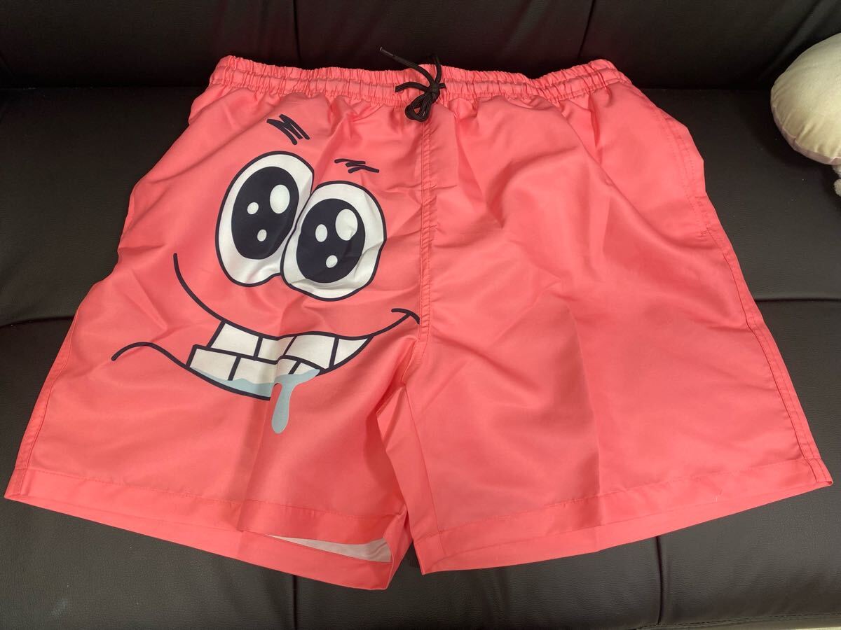 スポンジボブ パトリック 水陆両用 水着 ハーフパンツ XXL