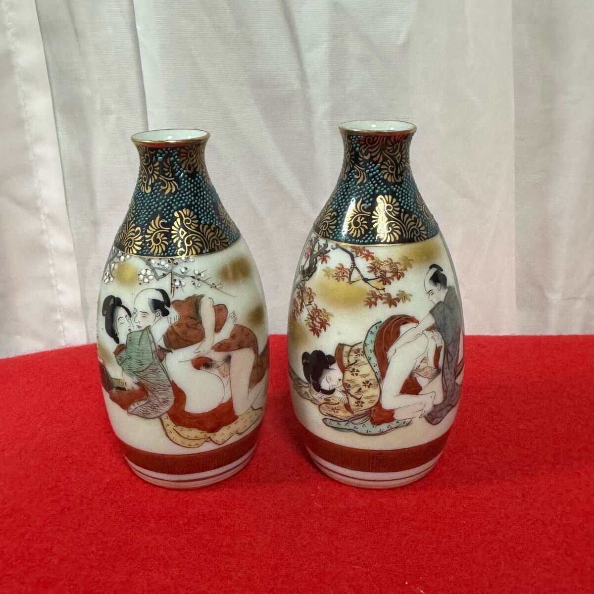 九谷焼 酒器 徳利 盃 お猪口 酒器セット 酒盃 浮世絵 春画(酒器 九谷焼 酒器 徳利 盃 お猪口 酒器セット 酒盃 浮世絵 春画(酒器