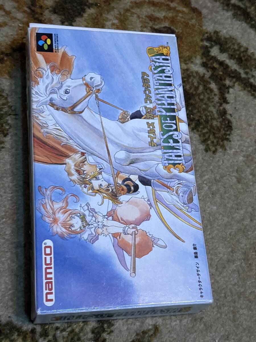 スーパーファミコンソフト テイルズ オブ ファンタジア 箱 説明
