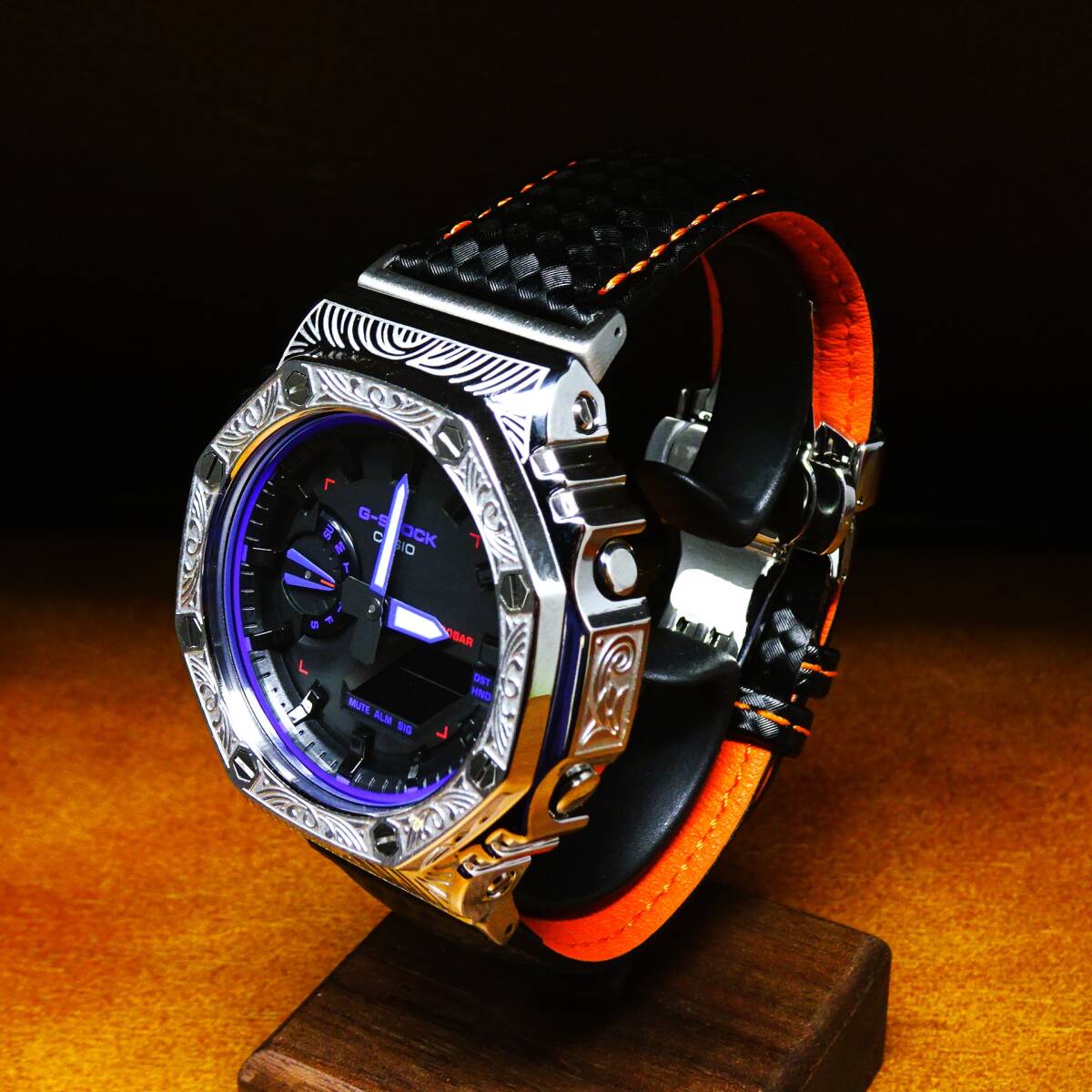 〓新品〓GショックMODカスタム〓正規品GA2100本体付きステンレス 〓新品〓GショックMODカスタム〓正規品GA2100本体付きステンレス