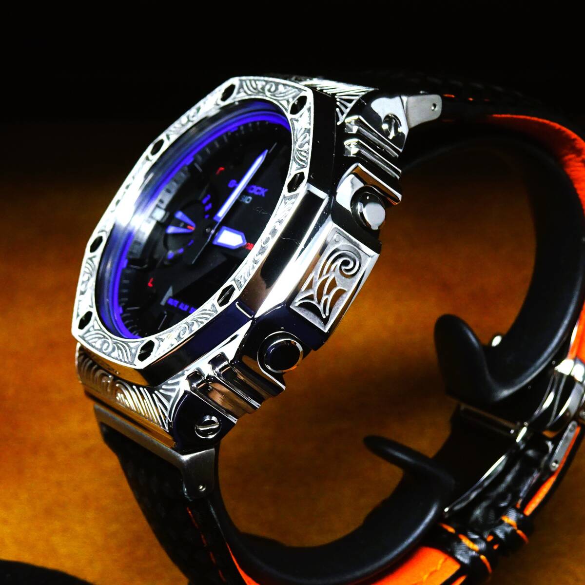 〓新品〓GショックMODカスタム〓正規品GA2100本体付きステンレス 〓新品〓GショックMODカスタム〓正規品GA2100本体付きステンレス