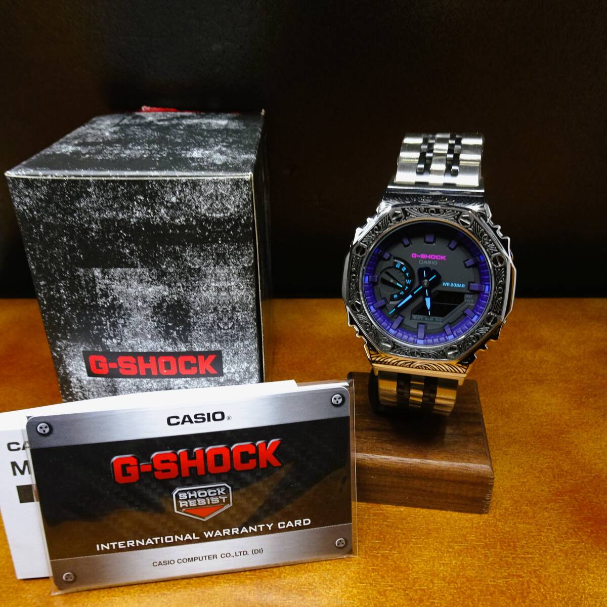 〓新品〓GショックCUSTOM・MADE腕時計本体付GA2100ステンレス製 〓新品〓GショックCUSTOM・MADE腕時計本体付GA2100ステンレス製