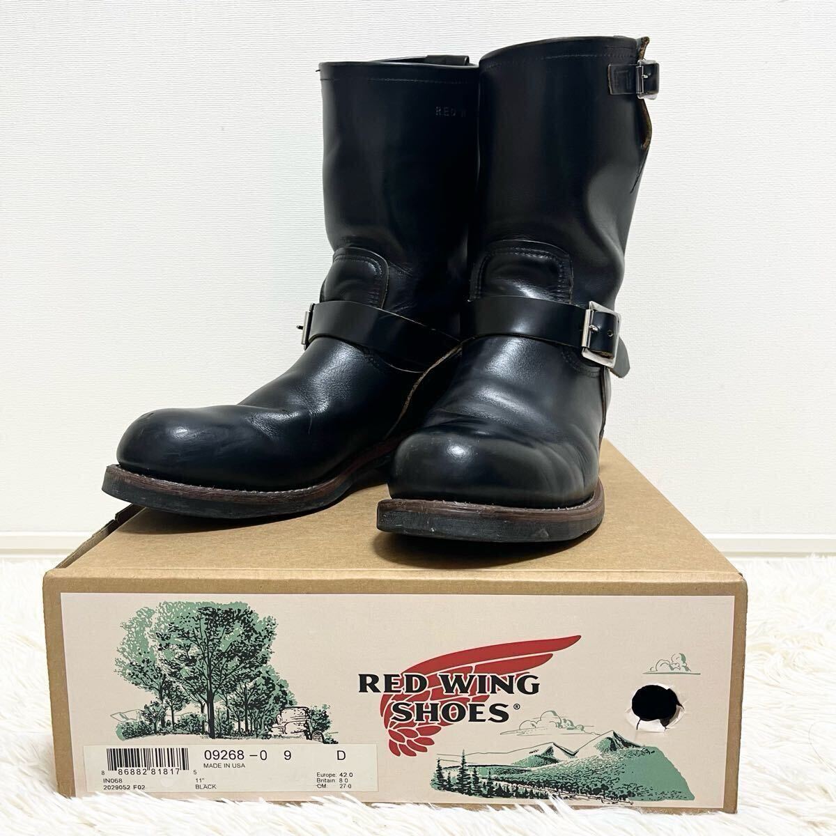 1円〜 廃盤 REDWING レッドウィング 9268 エンジニアブーツ 1円〜 廃盤 REDWING レッドウィング 9268 エンジニアブーツ