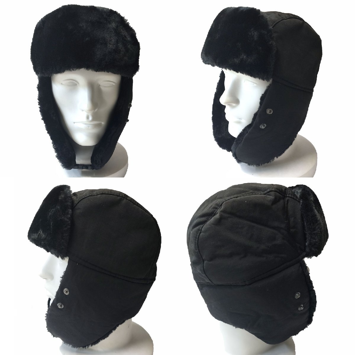 3way フライトキャップ　パイロットキャップ　イヤーフラップキャップ　耳當(dāng)て　マスク付　アウトドア　スノボ　スキー