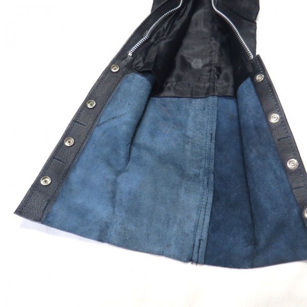 【売り切り特価！セール！】HOT LEATHER　ホットレザー　レース　レザーチャップス　カラー：ブラック　サイズ：3XS