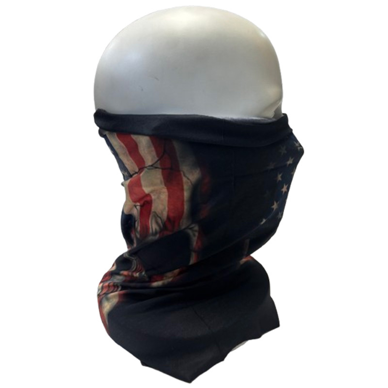 【メール便送料無料】ストレッチ素材チューブマスク『USA SKULL』BUFF-USASKULL バフマスク　BUFF MASK バイク