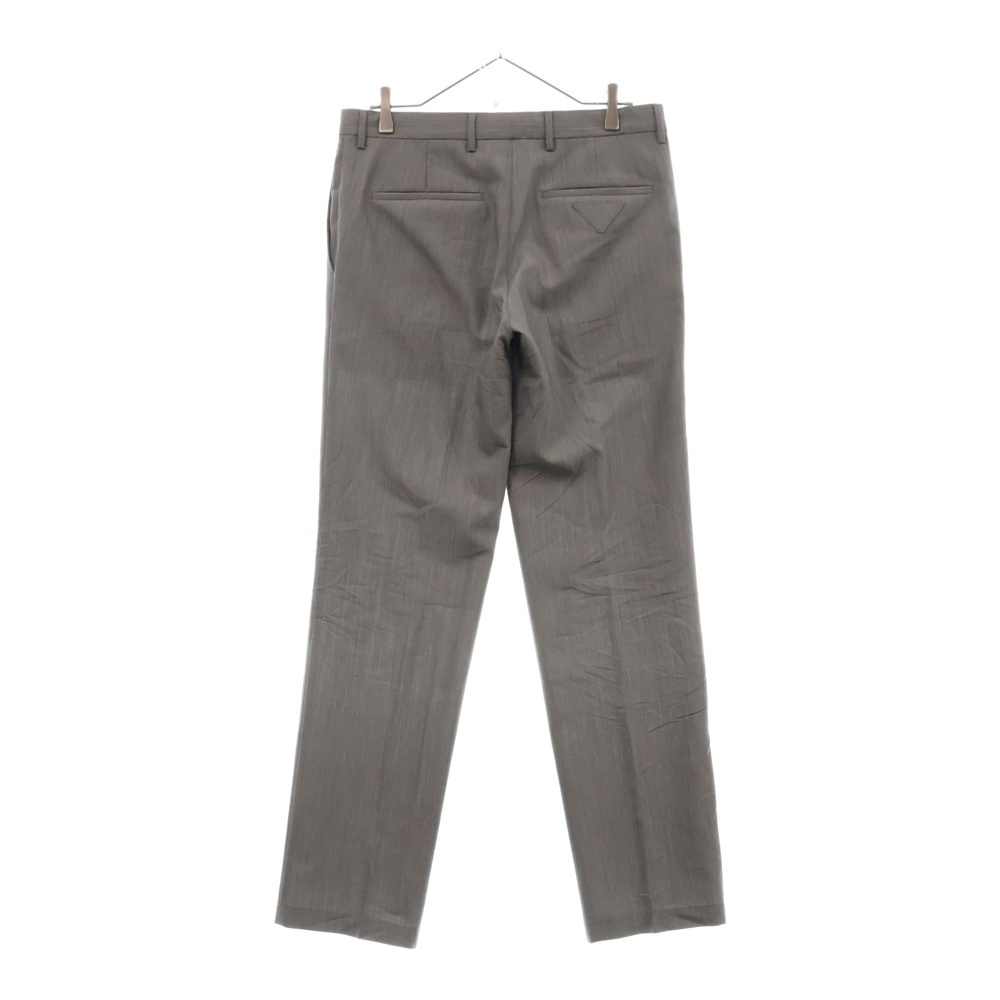 PRADA プラダ 23AW WOOL AND MOHAIR PANTS ウール モヘア混パンツ スラックス グレー SPH299 S231 13C6