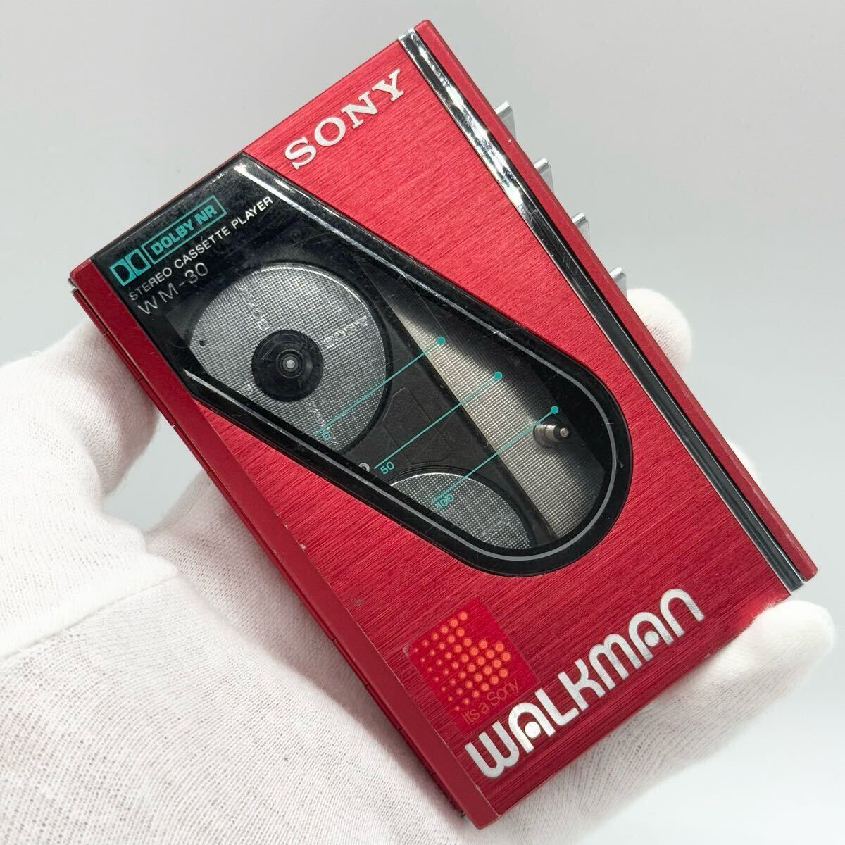 SONY WALKMAN WM-30 赤 レッド ステレオカセットプレーヤー SONY WALKMAN WM-30 赤 レッド ステレオカセットプレーヤー