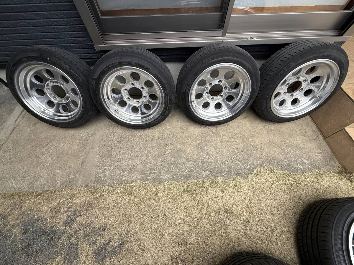 ハイエース要オーバーフェンダー16インチ8j0深リム