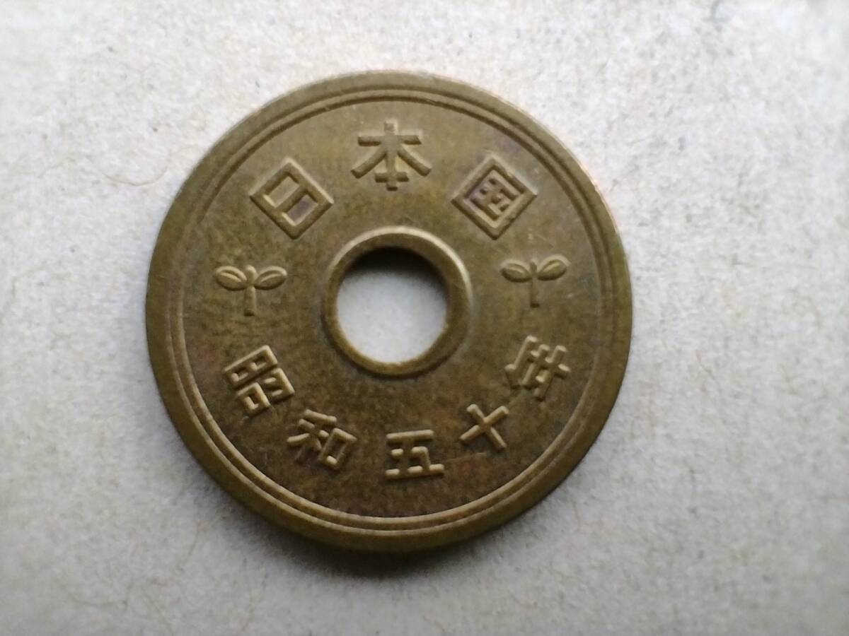 貨幣 古銭 日本 エラー銭 穴ズレ 平成九年 五十円