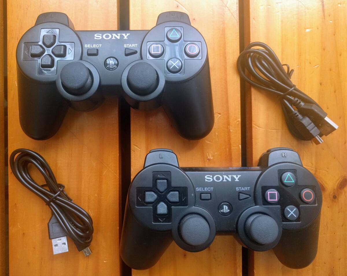 SONY純正 PS3 DUALSHOCK3 ワイヤレスコントローラー 2個