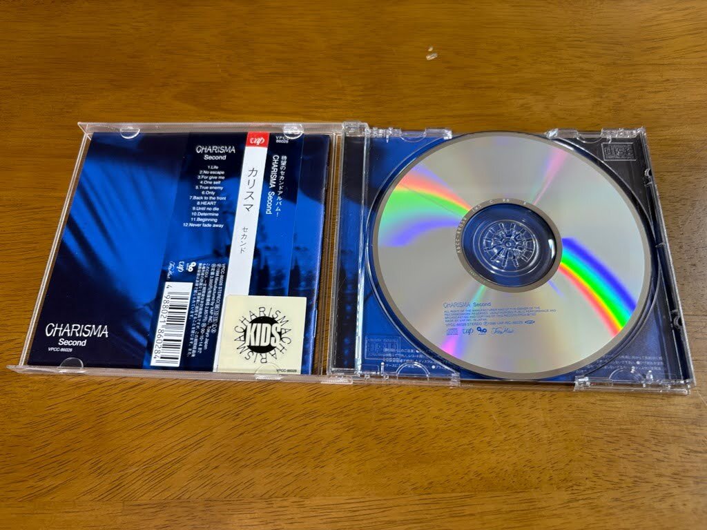 s7/CD カリスマ CHARISMA セカンド Second VPCC-86028 ステッカー、帯付き