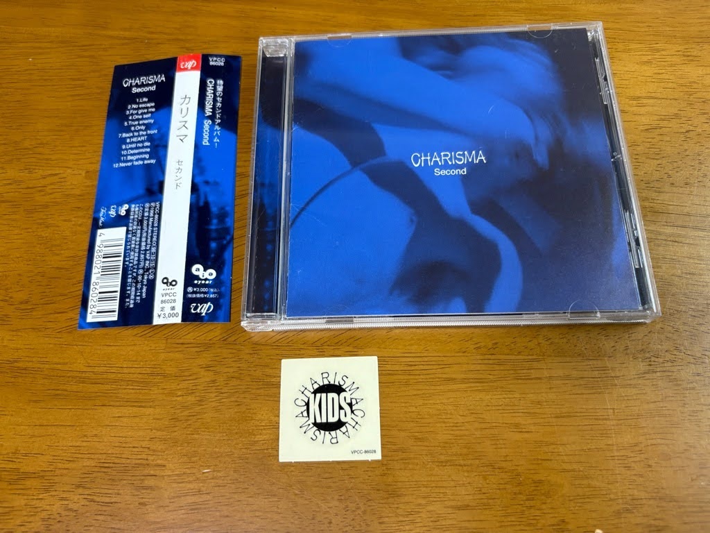 s7/CD カリスマ CHARISMA セカンド Second VPCC-86028 ステッカー、帯付き