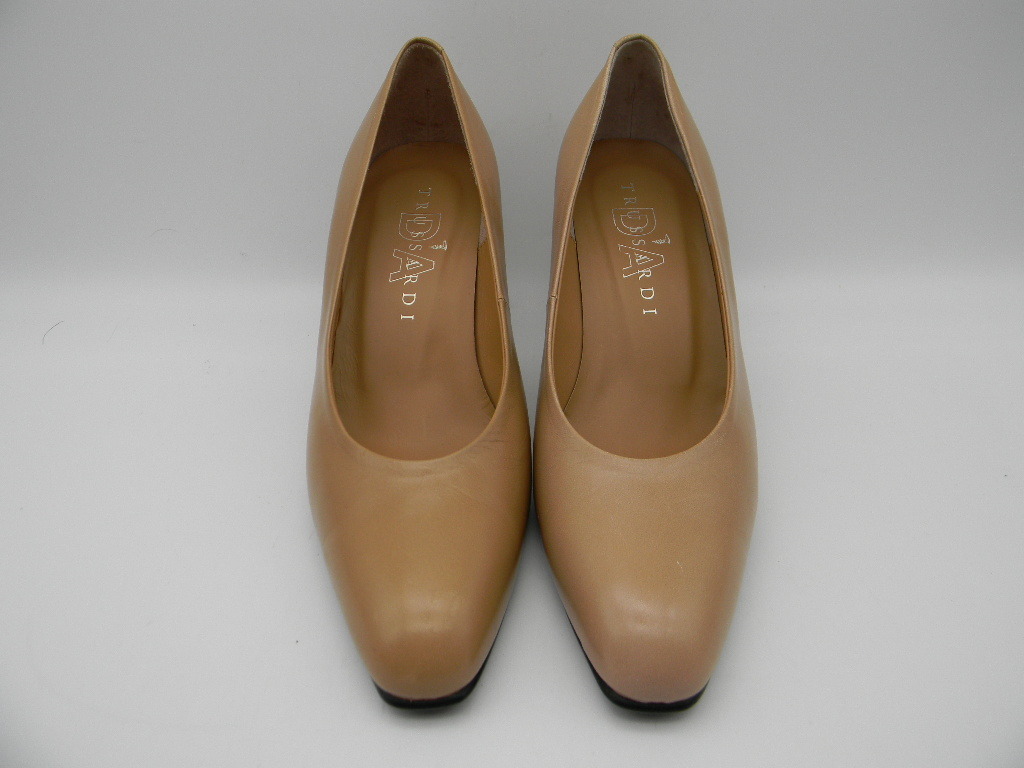 *[ TRUSSARDI ]* кожа туфли-лодочки (21.5cm) бежевый Trussardi 
