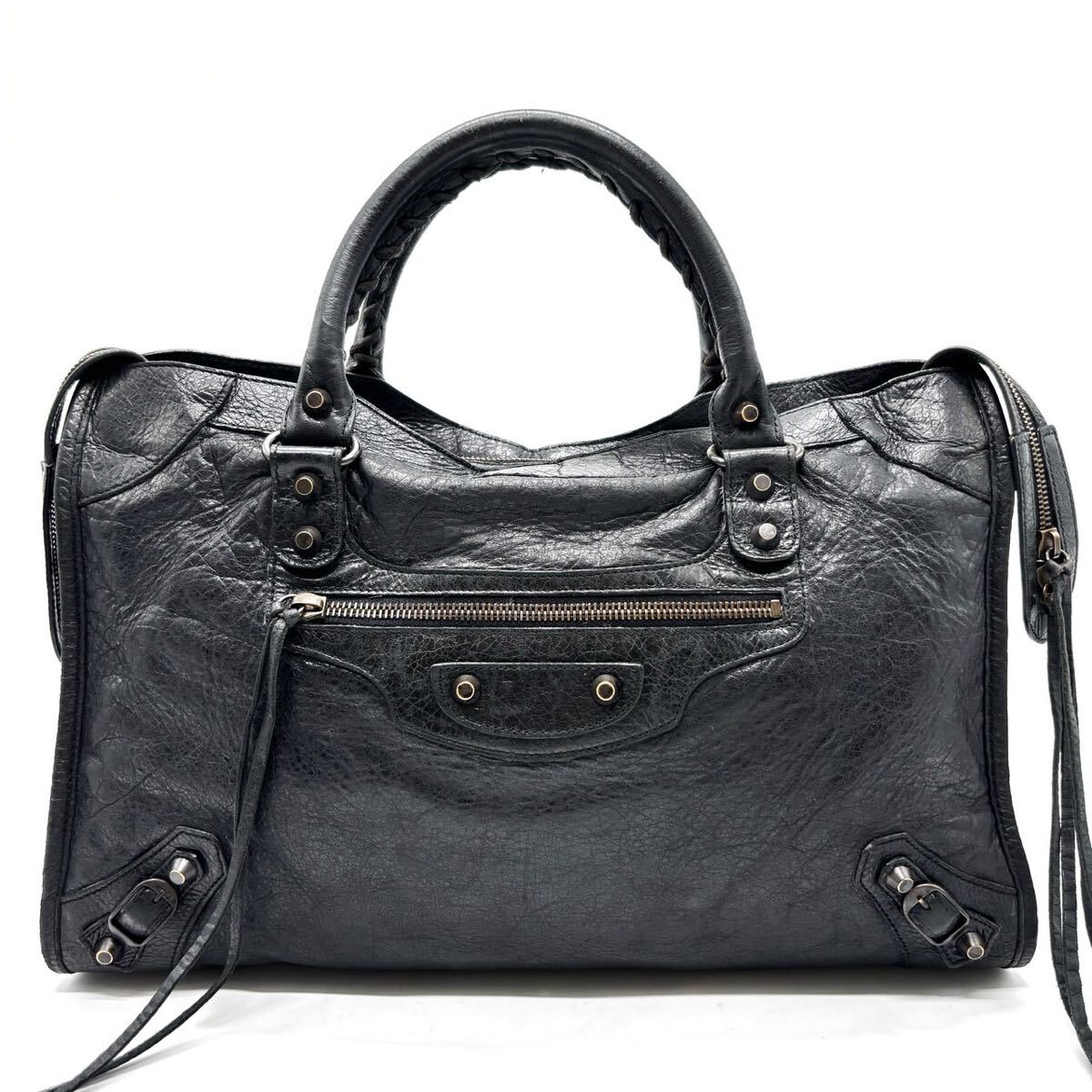 1円【極上】BALENCIAGA バレンシアガ 2way ザ シティ ショルダー 1円【極上】BALENCIAGA バレンシアガ 2way ザ シティ ショルダー