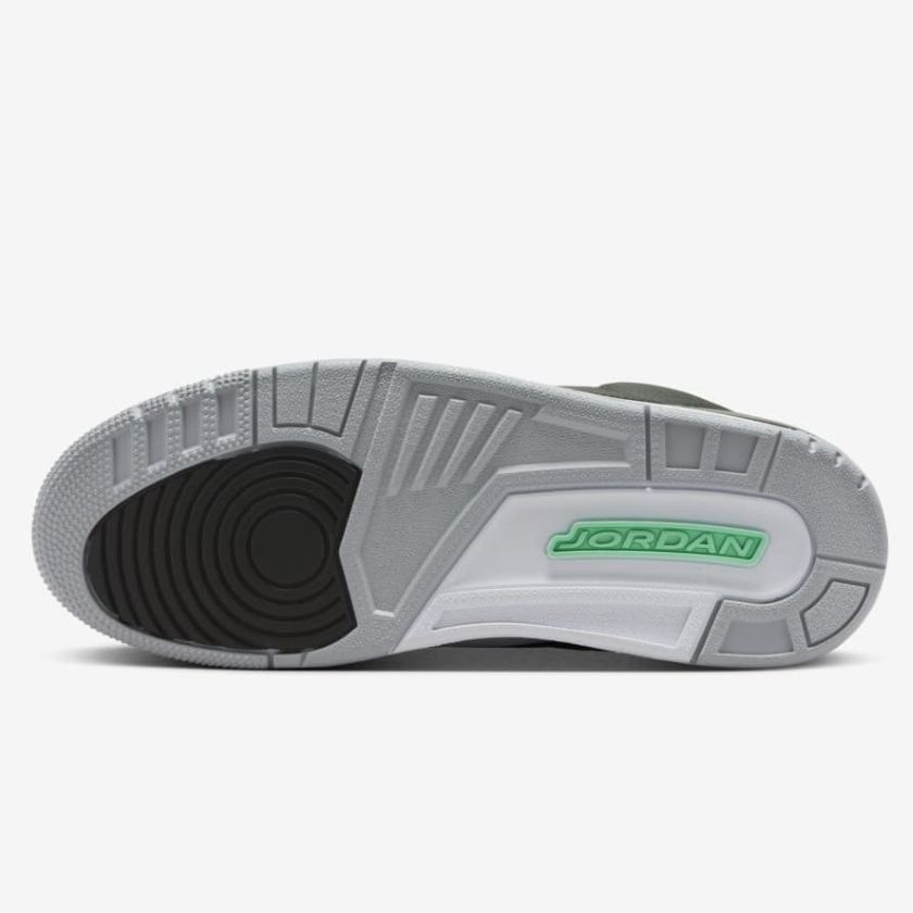 ナイキ 26.5cm エア ジョーダン 3 レトロ 定価29700円 ブラック グリーングロー グレー AIR JORDAN