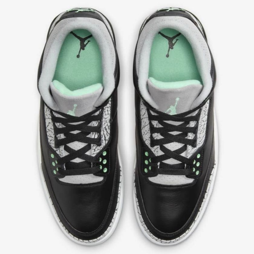 ナイキ 26.5cm エア ジョーダン 3 レトロ 定価29700円 ブラック グリーングロー グレー AIR JORDAN