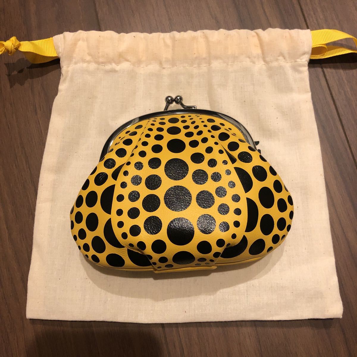 草間彌生】がま口 かぼちゃ 新品 / ガマ口 財布 巾着 セット 草間彌生】がま口 かぼちゃ 新品 / ガマ口 財布 巾着 セット