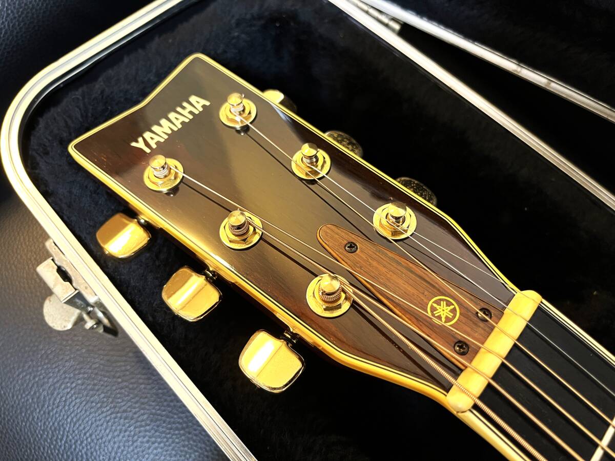 ☆YAMAHA L-15 前期 総単板 豪華ハカランダ模様 ハードケース付 ☆YAMAHA L-15 前期 総単板 豪華ハカランダ模様 ハードケース付