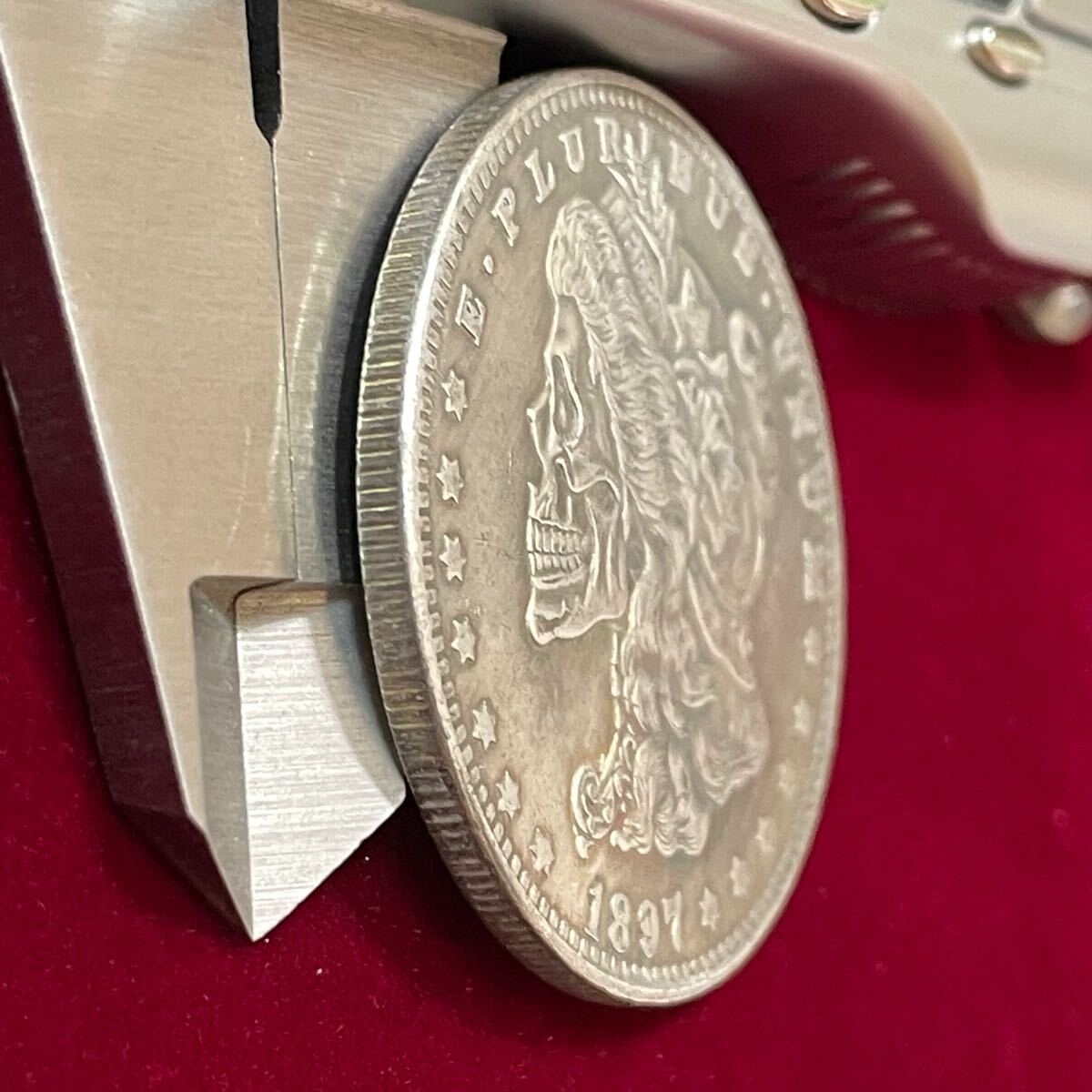 外国古銭 アメリカ 1897年 ホーボーニッケルコイン 髑髏 硬貨 外国古銭 アメリカ 1897年 ホーボーニッケルコイン 髑髏 硬貨