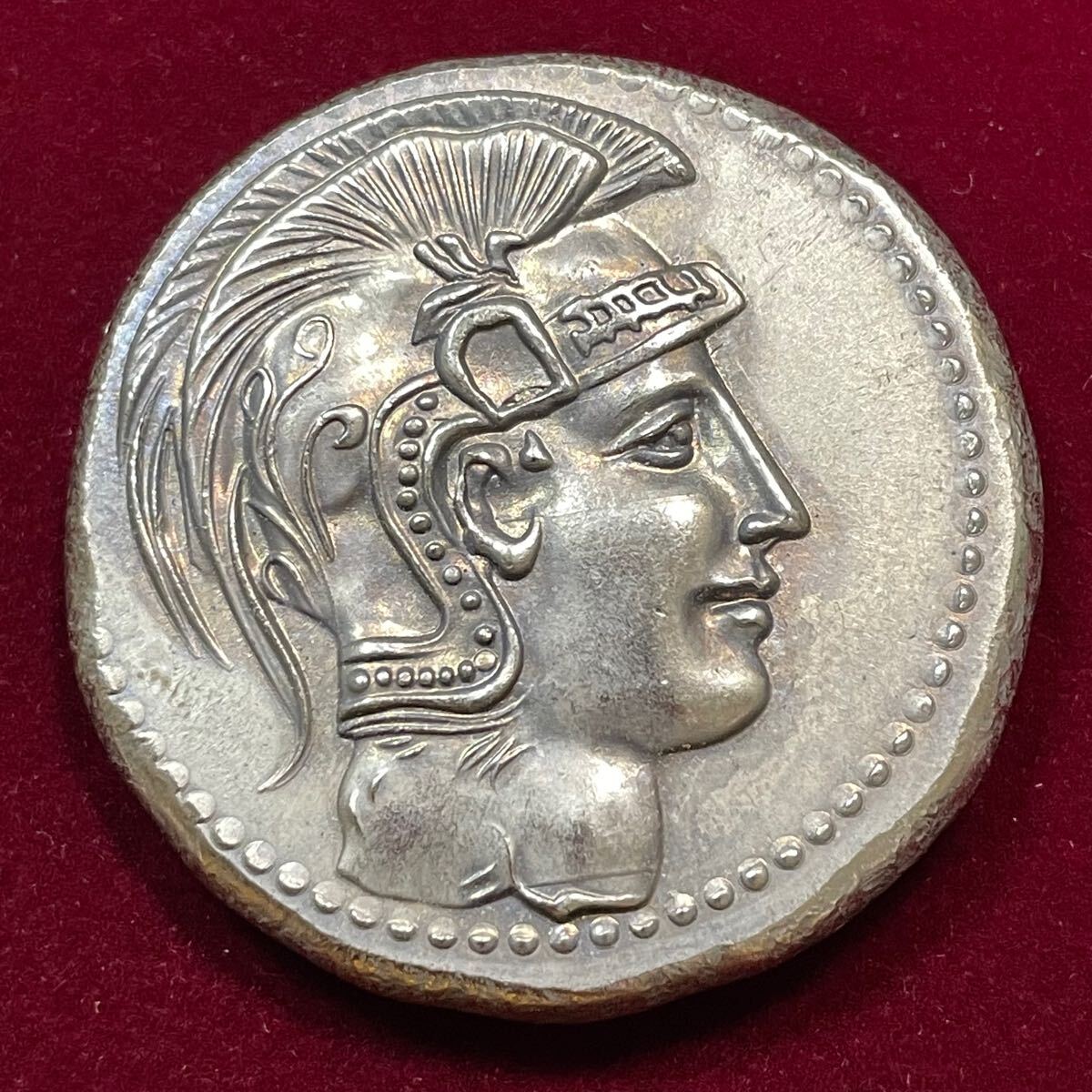 外国古銭 ギリシャ 智慧の女神アテナ フクロウ 絵銭 外国古銭 ギリシャ 智慧の女神アテナ フクロウ 絵銭