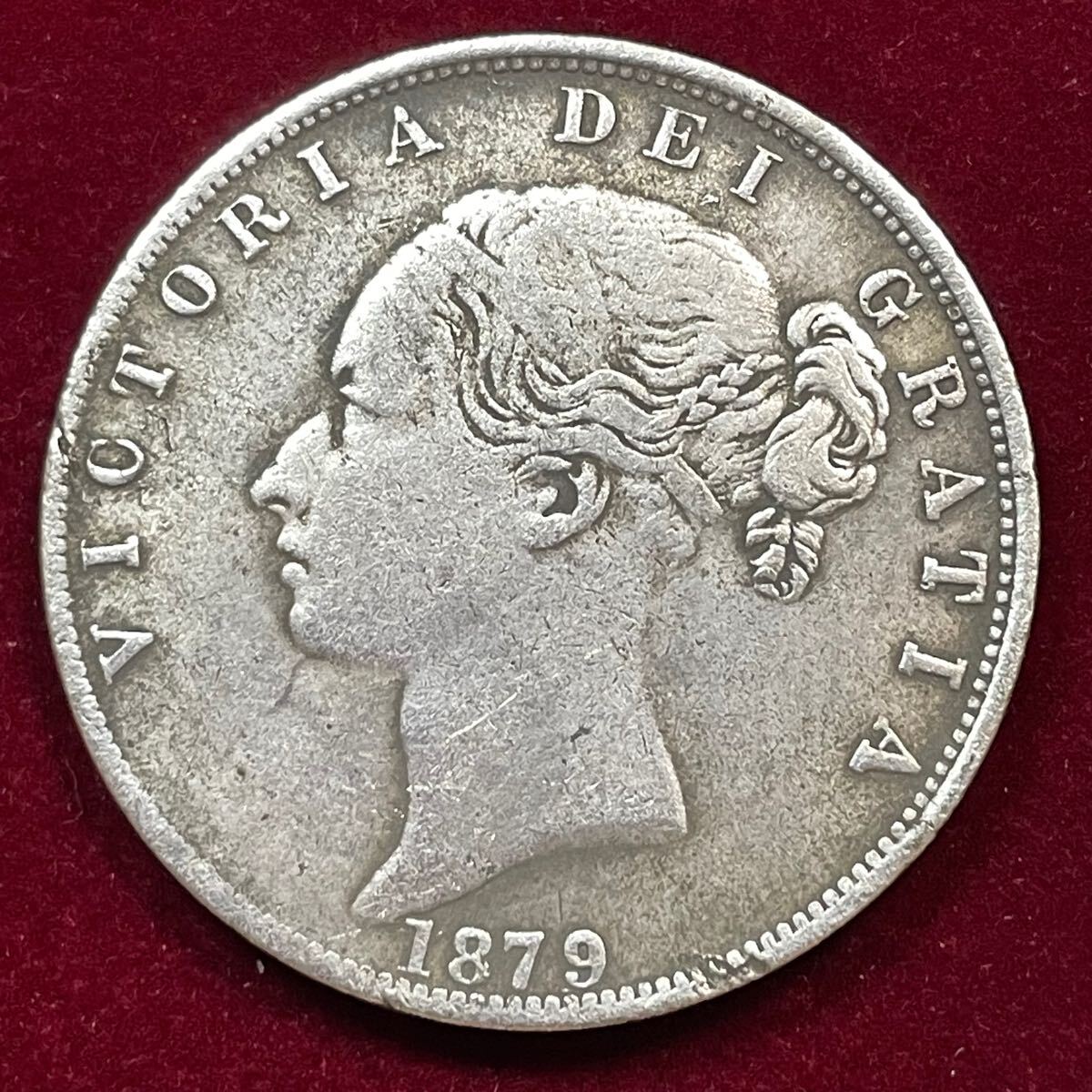 外国古銭 イギリス 1879年 ヴィクトリア女王 グレートブリテン 外国古銭 イギリス 1879年 ヴィクトリア女王 グレートブリテン