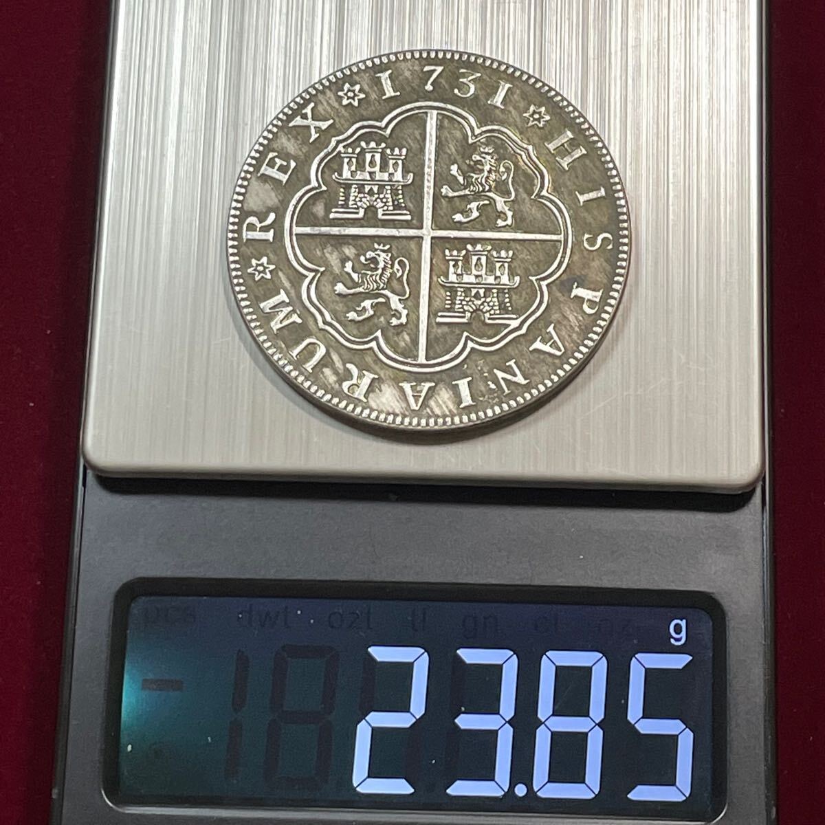 スペイン帝国 1731年 国王フェリペ5世 貿易銀 スペイン帝国 1731年 国王フェリペ5世 貿易銀 スペイン帝国