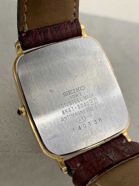 ☆1000円セール☆SEIKO Dolce セイコー ドルチェ 腕時計 10KT ☆1000円セール☆SEIKO Dolce セイコー ドルチェ 腕時計 10KT