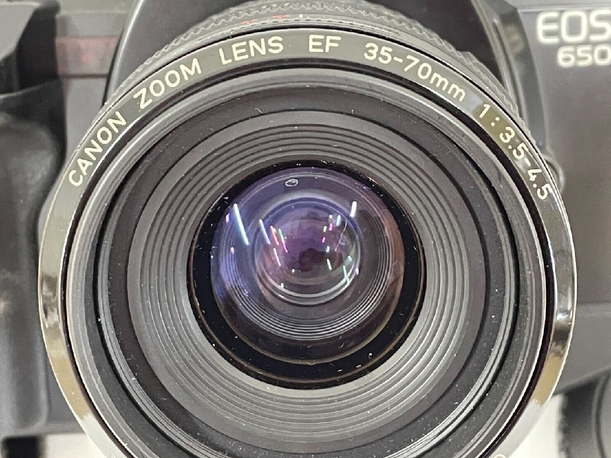 Z67835】CANON EOS650 フィルムカメラ レンズ ZOOM LENS EF 35 Z67835】CANON EOS650 フィルムカメラ レンズ ZOOM LENS EF 35