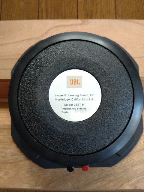 ☆JBL LE8T-H 8Ω 動作確認済 1本 固着無しでエッジ張替すれば ☆JBL LE8T-H 8Ω 動作確認済 1本 固着無しでエッジ張替すれば