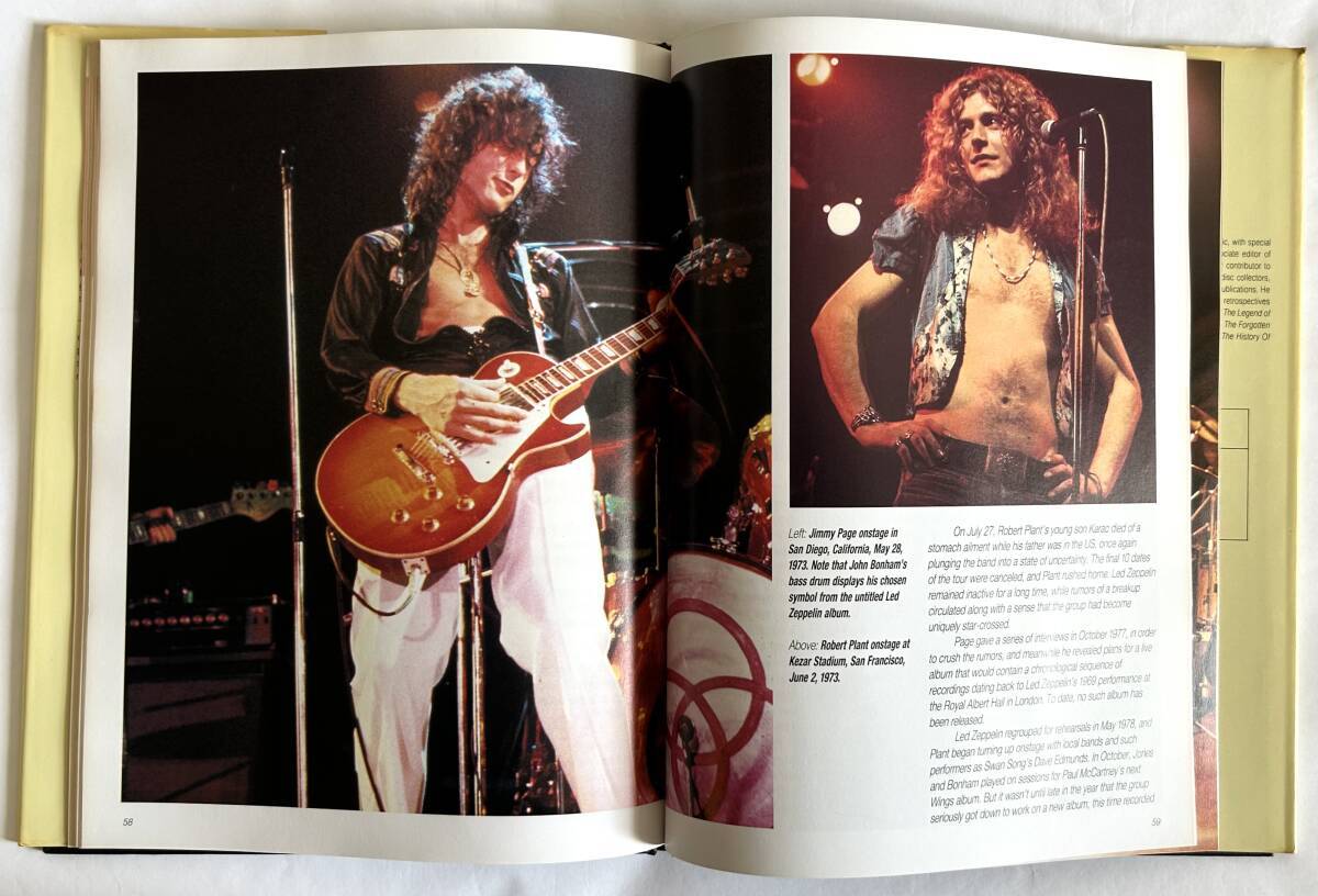 【洋書写真集】LED ZEPPELIN William Ruhlmann 1992年 ハードカバー★レッド・ツェッペリン ジミー・ペイジ JIMMY PAGE ROBERT PLANT_画像9