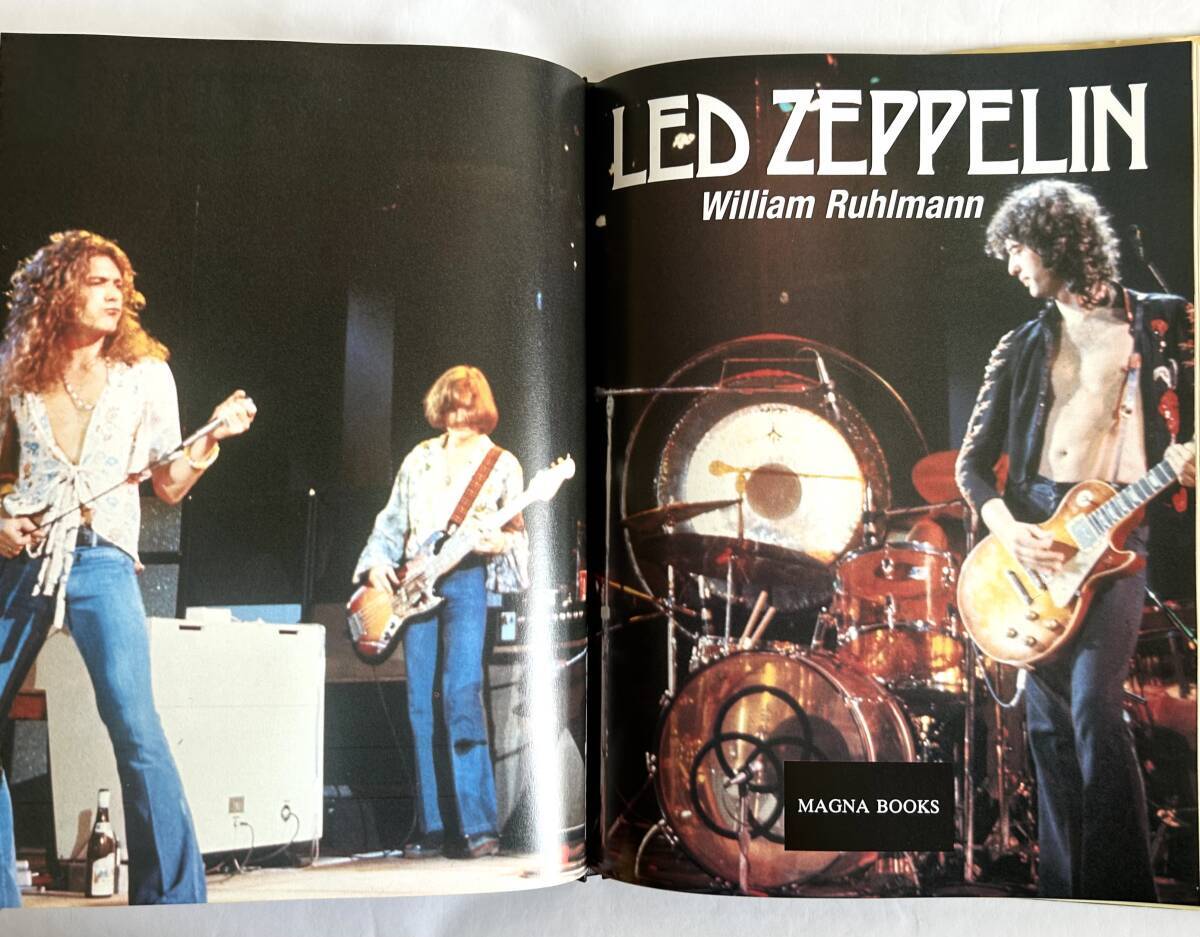 【洋書写真集】LED ZEPPELIN William Ruhlmann 1992年 ハードカバー★レッド・ツェッペリン ジミー・ペイジ JIMMY PAGE ROBERT PLANT_画像3