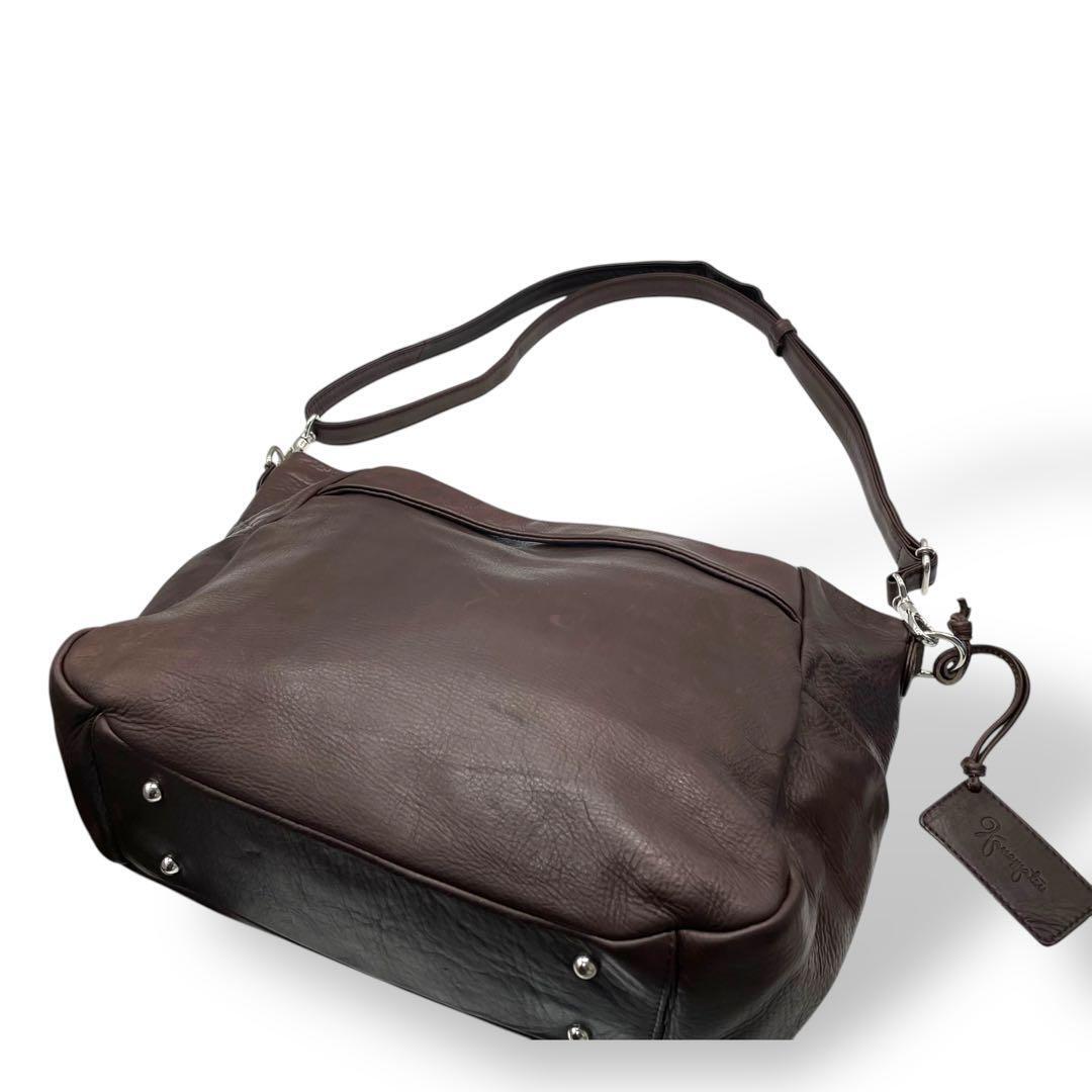 美品 銀座かねまつ kanematsu 2way ハンドバッグ ブラウン 美品 銀座かねまつ kanematsu 2way ハンドバッグ ブラウン